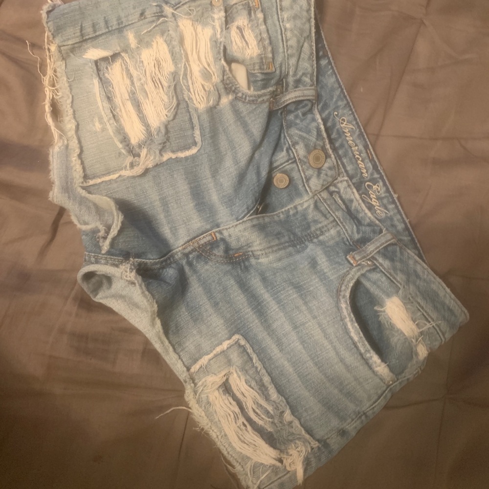 American eagle jean shorts